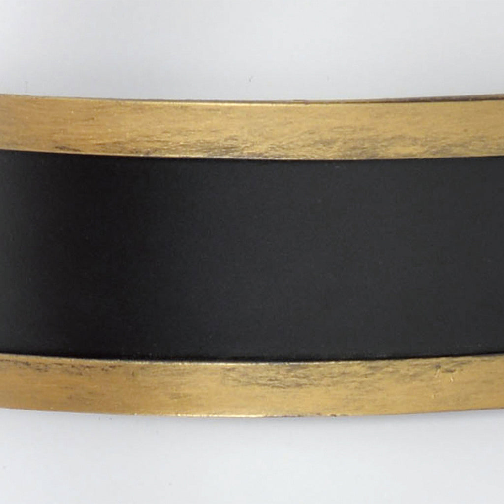 Crystorama Capsule 6'' Outdoor Sconce in Matte Black + Textured Gold - Additional View