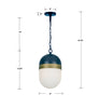 CAP-8507-MK-TG Brian Patrick Flynn Capsule 1 Light Outdoor Pendant | Dimensions Image