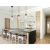 Crystorama Capsule 3.25'' LED Pendant in Matte Black + Textured Gold - Lifestyle View