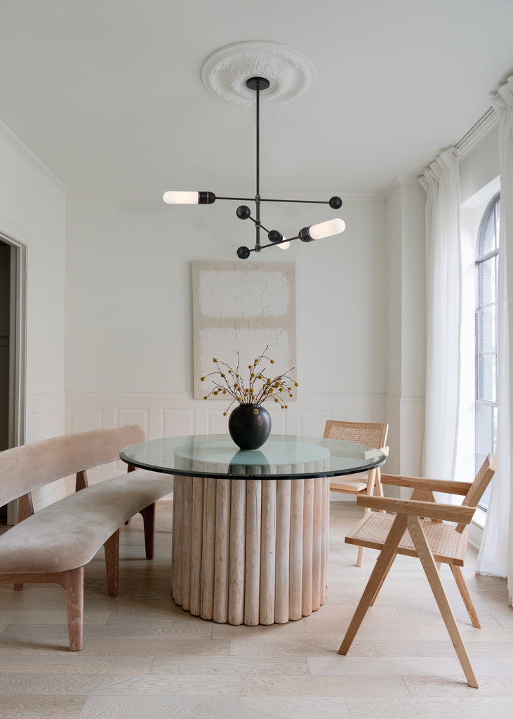 CAP-8513-MK-TG Capsule 47.75'' LED Linear Chandelier | Lifestyle Image