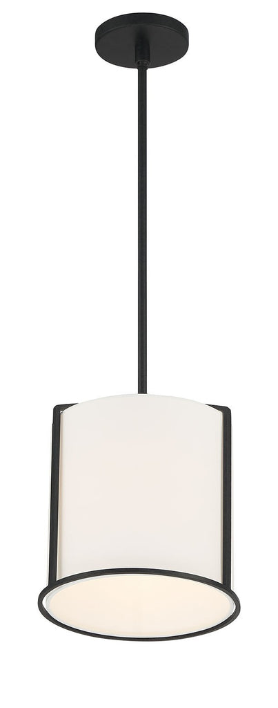 CAR-9201-BK Carlyn 1 Light Mini Pendant | Alternate Image