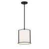 Crystorama Carlyn 10'' Pendant in Black - Additional View