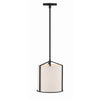 Crystorama Carlyn 10'' Pendant in Black - Additional View