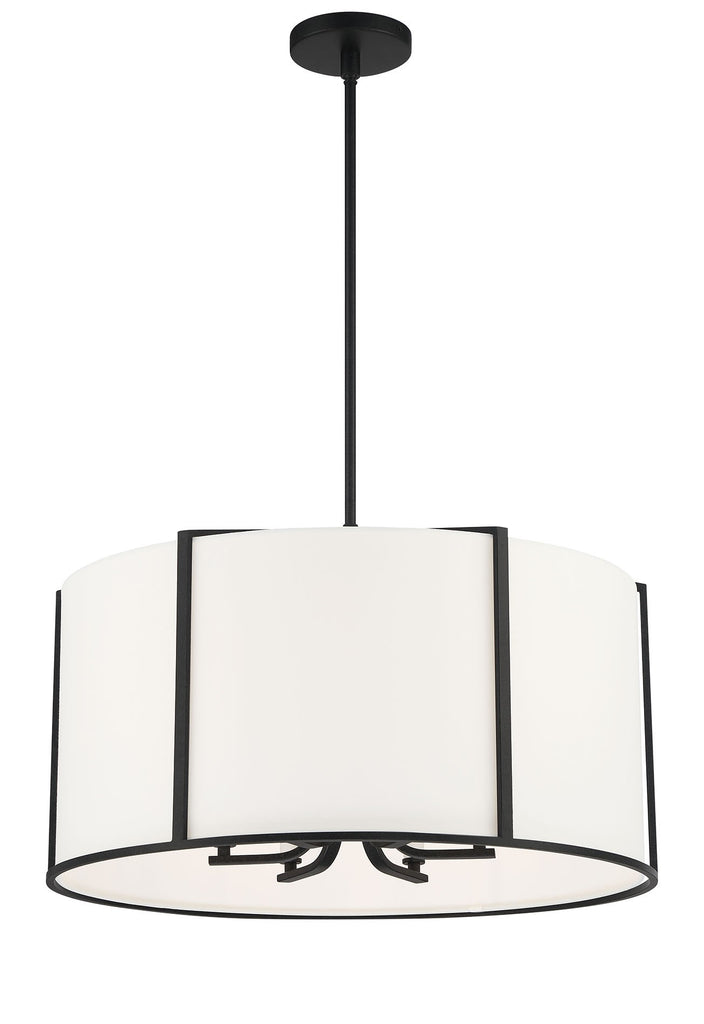 CAR-9206-BK Carlyn 6 Light Chandelier | Main Image