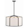 Crystorama Carlyn 24'' Chandelier in Black - Additional View