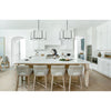 Crystorama Carlyn 24'' Chandelier in Black - Lifestyle View