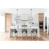 Crystorama Carlyn 24'' Chandelier in Black - Lifestyle View