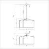 Crystorama Carlyn 24'' Chandelier - Product Dimensions