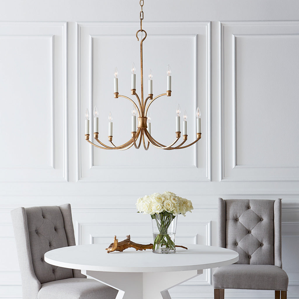 CC10612ADB Westerly 12 Light Chandelier | Lifestyle Image