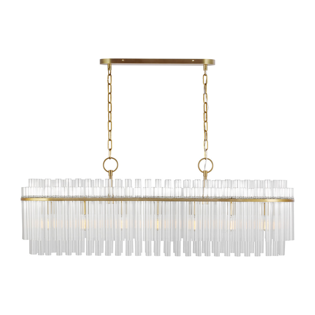 CC1307BBS Beckett 7 Light Linear Chandelier | Main Image