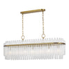 CC1307BBS Beckett 7 Light Linear Chandelier | Alternate Image