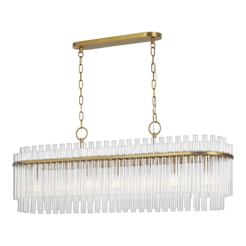 CC1307BBS Beckett 7 Light Linear Chandelier | Alternate Image
