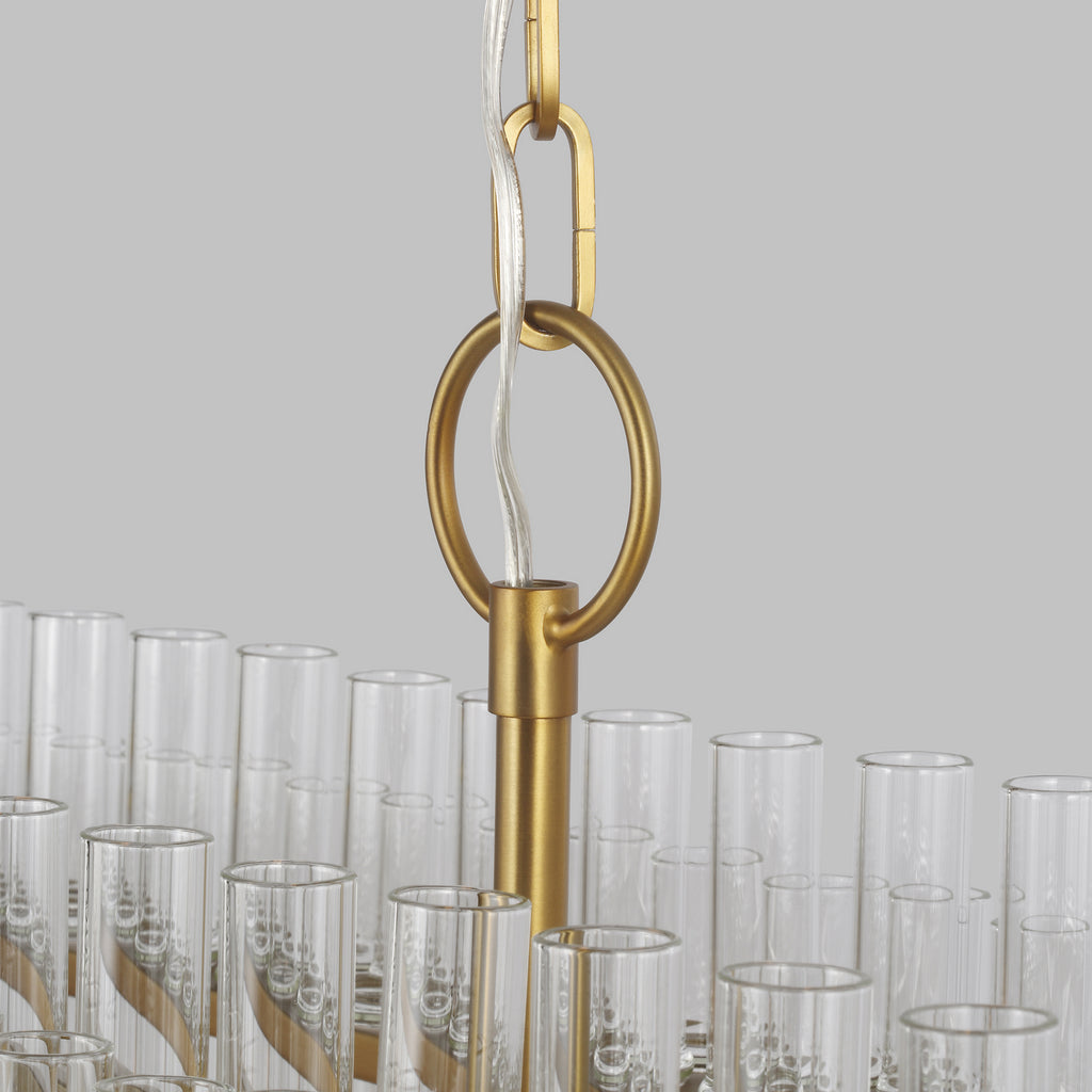 CC1307BBS Beckett 7 Light Linear Chandelier | Alternate Image
