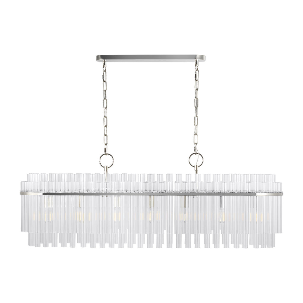 CC1307PN Beckett 7 Light Linear Chandelier | Main Image
