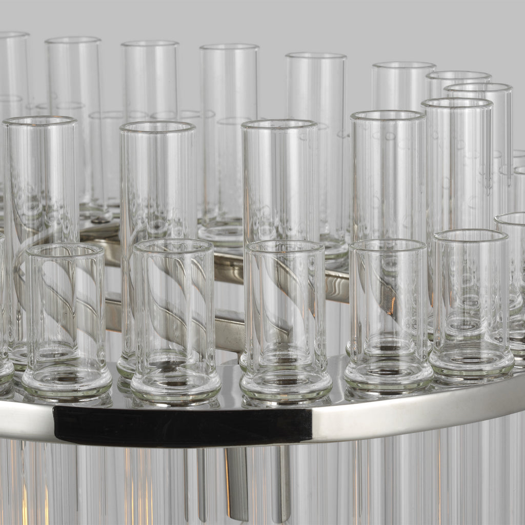 CC1307PN Beckett 7 Light Linear Chandelier | Alternate Image