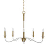 CC1315BBS Hanover 5 Light Chandelier | Alternate Image