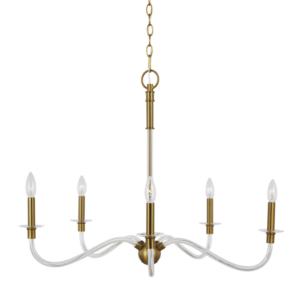 CC1315BBS Hanover 5 Light Chandelier | Alternate Image