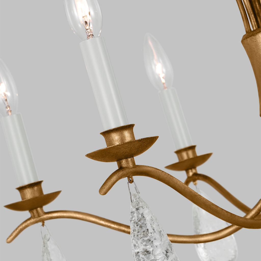 CC1616ADB Shannon 6 Light Chandelier | Alternate Image