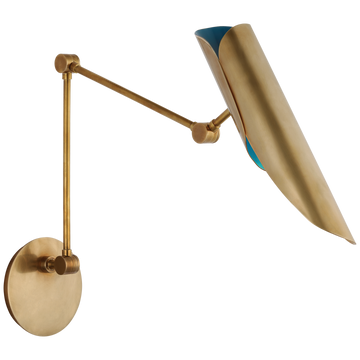 Soft Brass and Riviera Blue