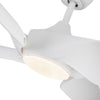 CF90955-WH Coronado 1 Light Ceiling Fan | Alternate Image