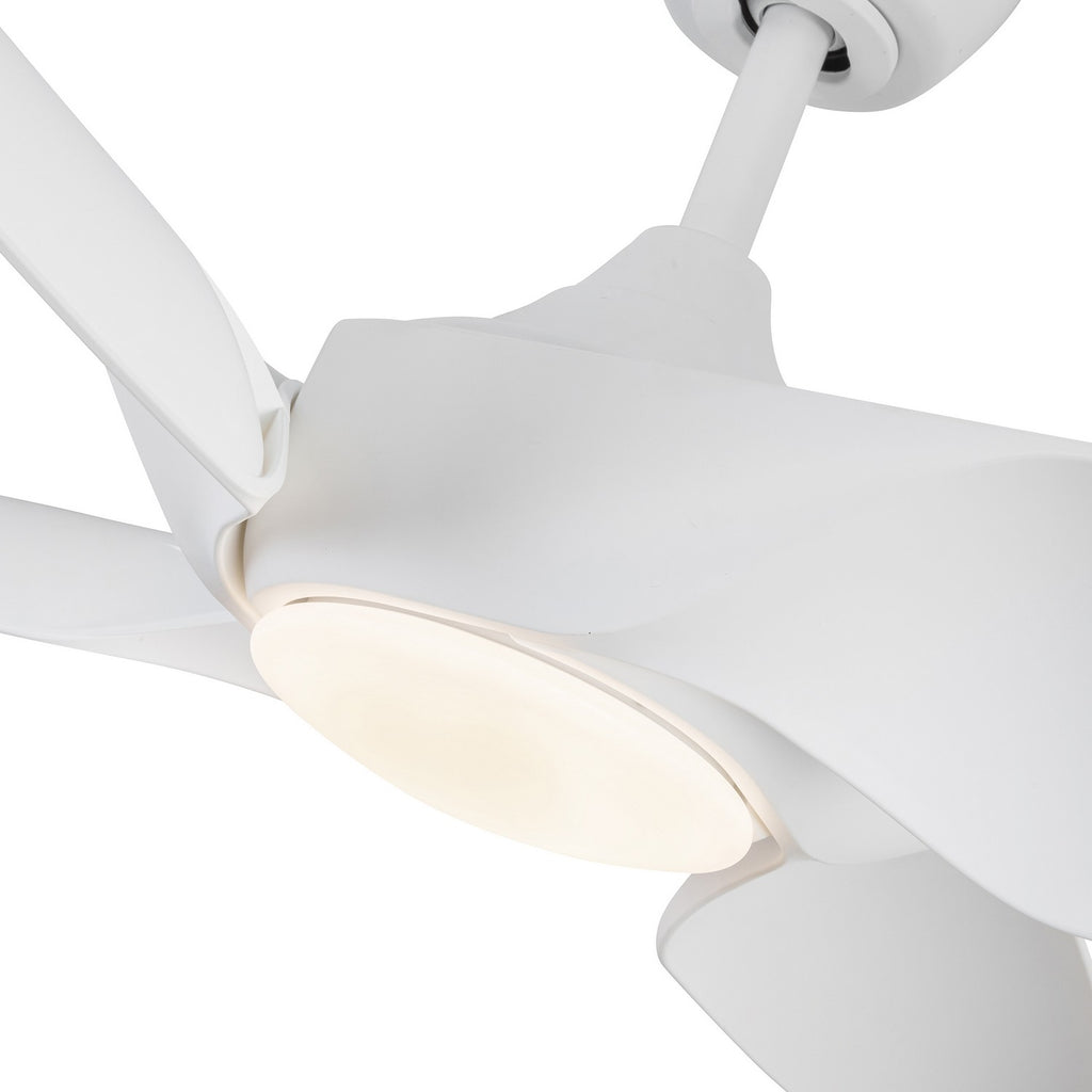 CF90955-WH Coronado 1 Light Ceiling Fan | Alternate Image