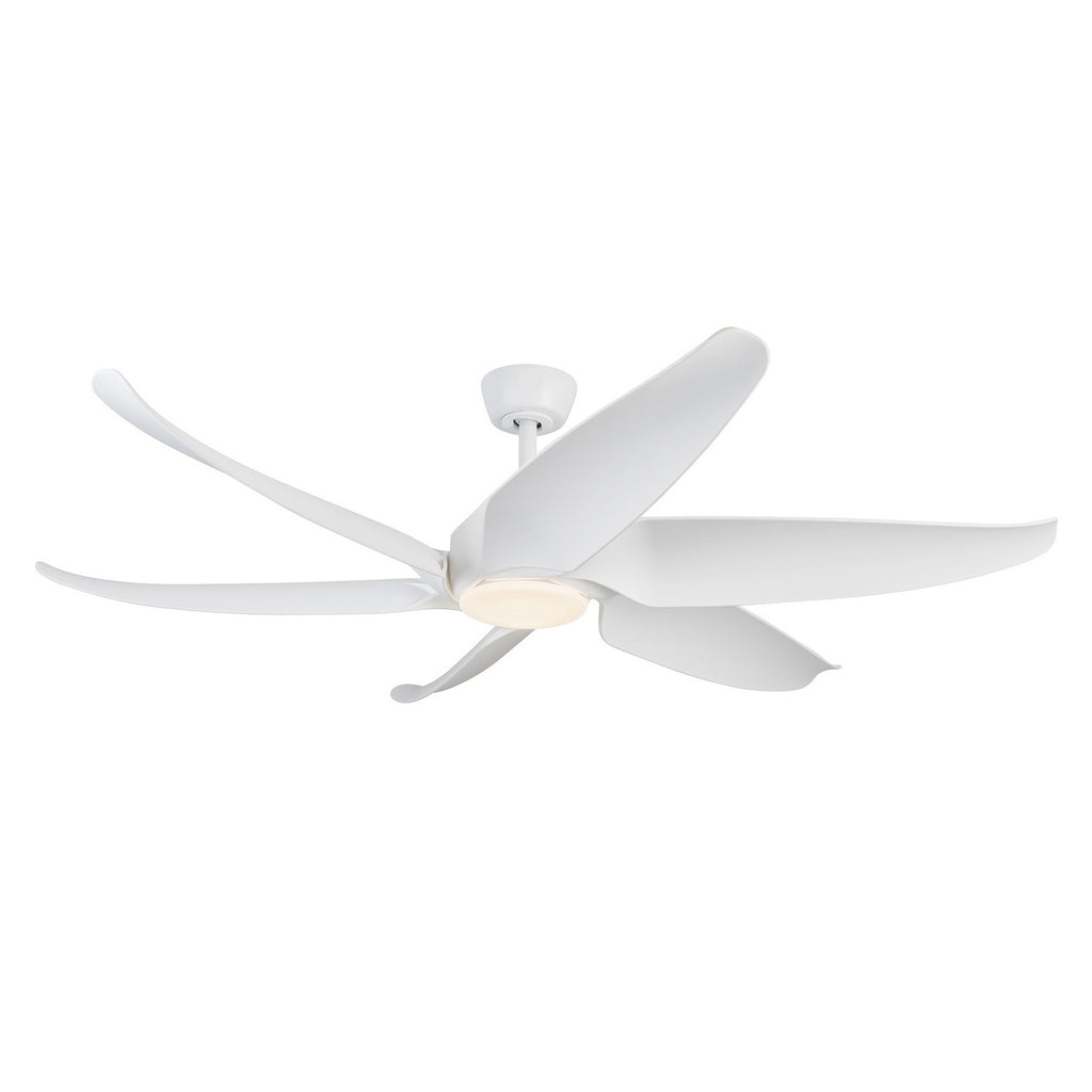 CF90960-WH Coronado 1 Light Ceiling Fan | Alternate Image