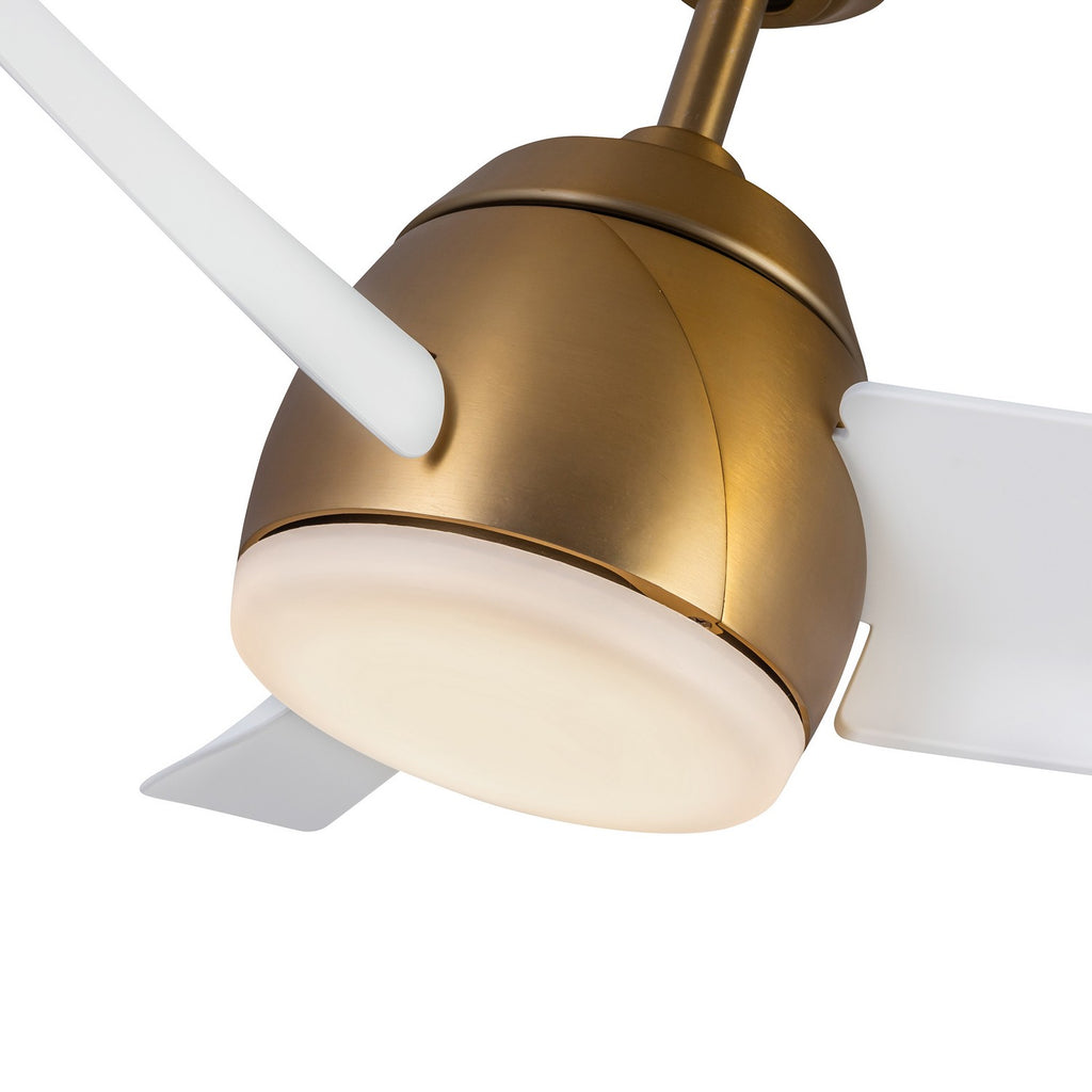 CF91954-BG/WH Thalia 1 Light Ceiling Fan | Alternate Image