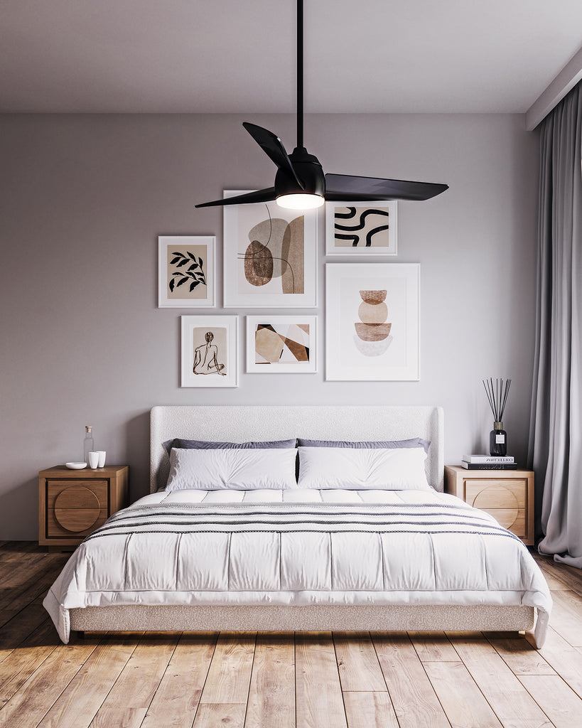 CF91954-MB Thalia 1 Light Ceiling Fan | Lifestyle Image