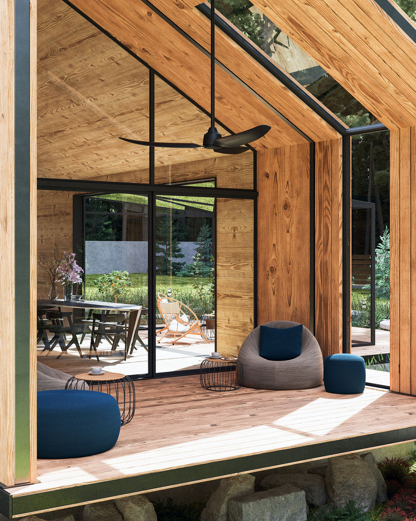 CF92952-MB Hugo 1 Light Ceiling Fan | Lifestyle Image