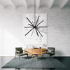CH14348-BK Sirius 1 Light Chandelier | Lifestyle Image
