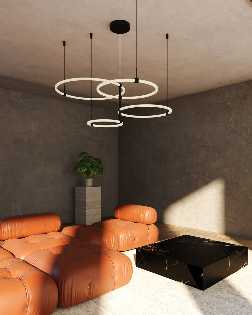 CH24755-BK Ryan Pauly Bruni 1 Light Chandelier | Lifestyle Image