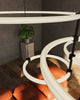 CH24755-BK Ryan Pauly Bruni 1 Light Chandelier | Lifestyle Image