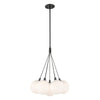 CH3117-BK/OP Bolla 1 Light Chandelier | Main Image