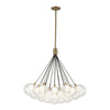 CH3128-BG Bolla 1 Light Chandelier | Main Image