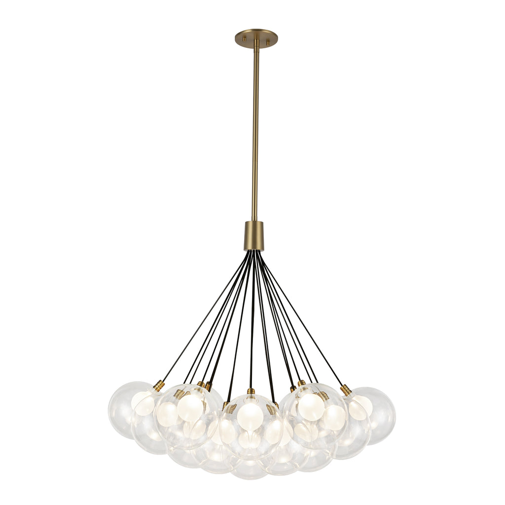 CH3128-BG Bolla 1 Light Chandelier | Main Image