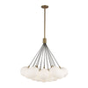 CH3128-BG/OP Bolla 1 Light Chandelier | Main Image