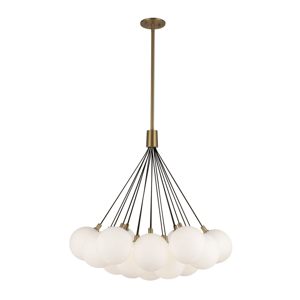 CH3128-BG/OP Bolla 1 Light Chandelier | Main Image