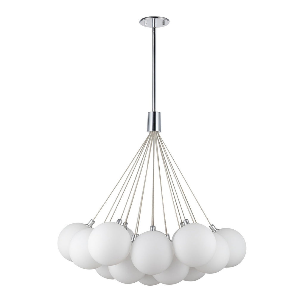CH3128-OP Bolla 1 Light Chandelier | Alternate Image