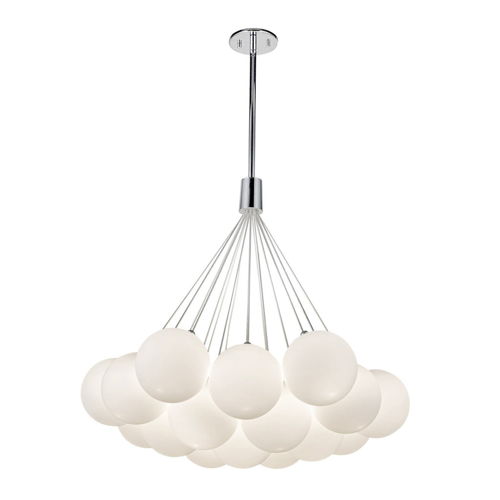 CH3128-OP Bolla 1 Light Chandelier | Alternate Image