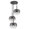 CH57514-BK/SM Ryan Pauly Samar 3 Light Chandelier | Main Image