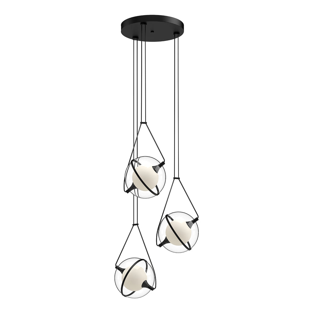 CH76718-BK Ryan Pauly Aries 1 Light Chandelier | Main Image
