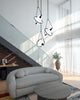 CH76728-BK Ryan Pauly Aries 1 Light Chandelier | Lifestyle Image