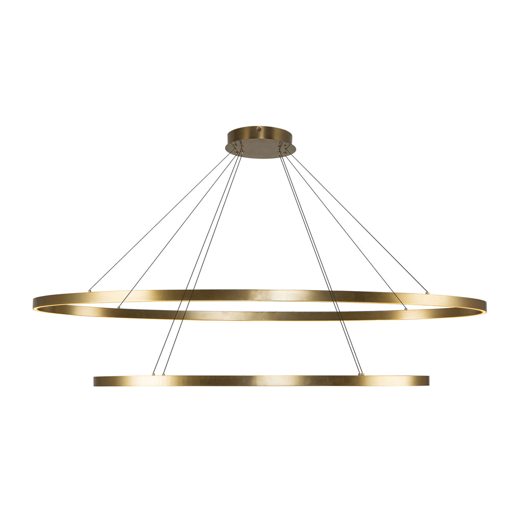CH79253-BG Ovale 1 Light Chandelier | Main Image