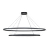 CH79253-BK Ovale 1 Light Chandelier | Alternate Image