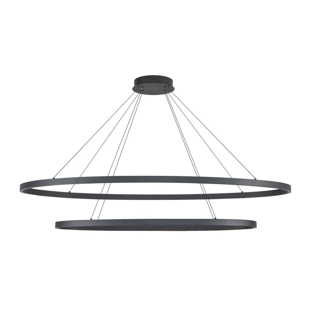 CH79253-BK Ovale 1 Light Chandelier | Alternate Image