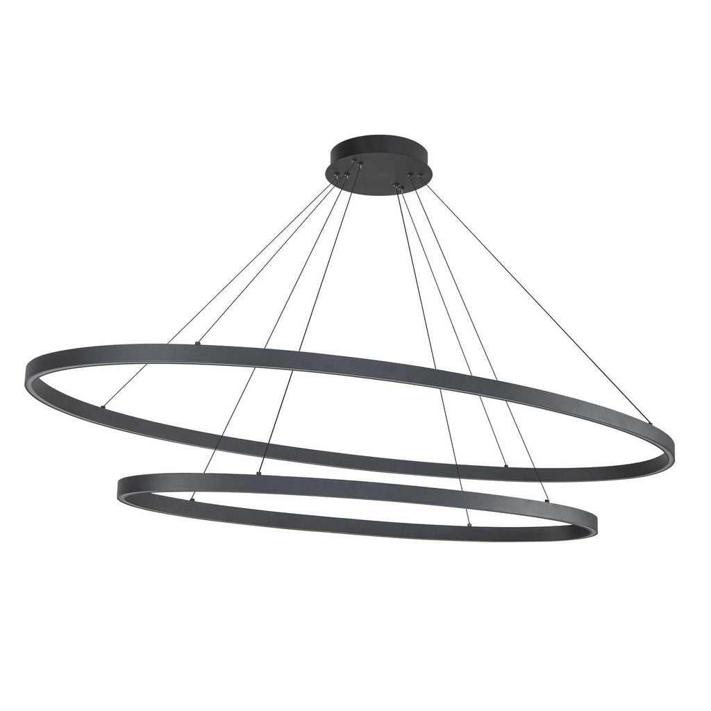 CH79253-BK Ovale 1 Light Chandelier | Alternate Image