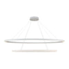 CH79253-WH Ovale 1 Light Chandelier | Main Image