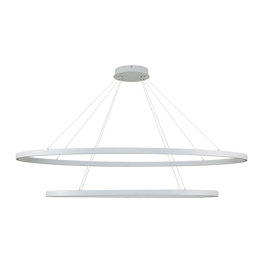 CH79253-WH Ovale 1 Light Chandelier | Alternate Image