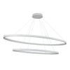 CH79253-WH Ovale 1 Light Chandelier | Alternate Image