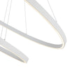 CH79253-WH Ovale 1 Light Chandelier | Alternate Image